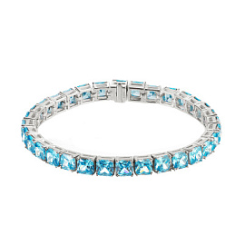 Браслет теннисный SB-B1488C5 серебро