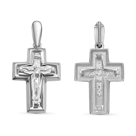 Крест христианский с080613 серебро