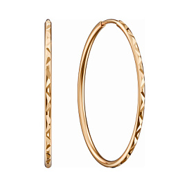 Серьги конго НС12-1873 золото