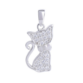 Подвеска LLP276 серебро Кот