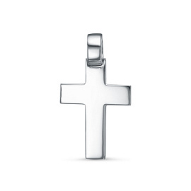 Крест декоративный дс080005р серебро