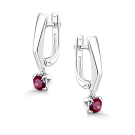 Серьги подвесные 02-5184.000Р-00 серебро