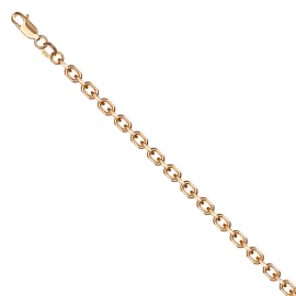 Цепь НЦ12-206А d1.00 золото Полновесная