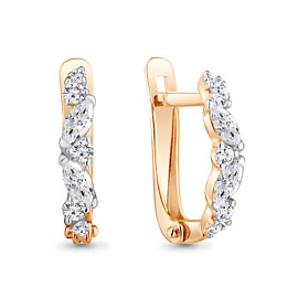 Серьги дорожка 48975.1 золото