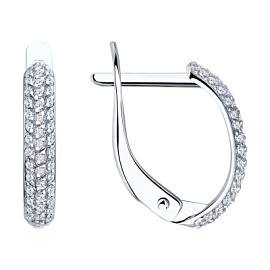 Серьги дорожка 028160 золото