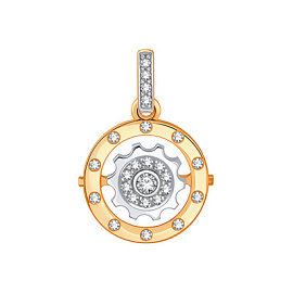 Подвеска Т147036042 золото Шестеренка