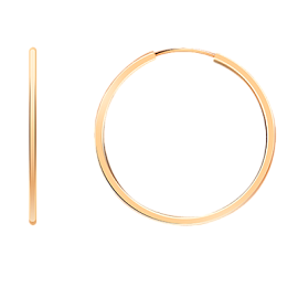 Серьги конго 20771-30 золото