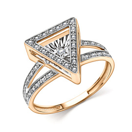 Кольцо 01-11-51237-31-00 золото Треугольник