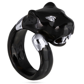 Кольцо EX000011RB-001R ювелирный сплав Пантера