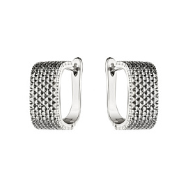 Серьги дорожка SET12410E серебро
