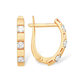 Серьги дорожка С13221977 золото