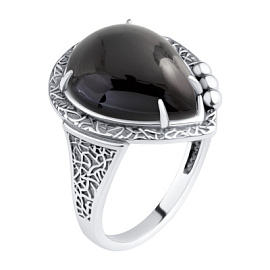 Кольцо один камень 1310395788-20 серебро