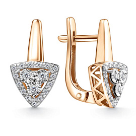 Серьги 02-11-51111-31-00 золото Треугольник