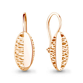 Серьги 34817.1 золото