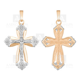 Крест христианский Кр060-01 золото Полновесный