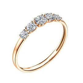 Кольцо дорожка КольцоКЛ-59.15.0.бцФ.з585 золото Дорожка