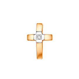 Крест декоративный 14255-120 золото