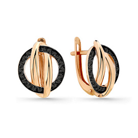 Серьги 002-0853-0005-012 золото Круг