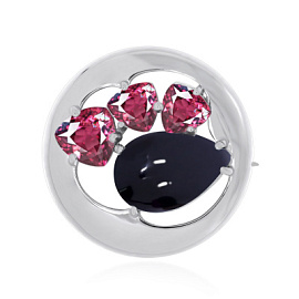 Брошь 6340391174-20 серебро