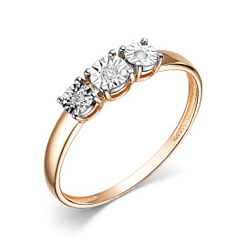 Кольцо дорожка К.511-120 золото Дорожка