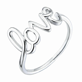 Кольцо FYR16257 серебро LOVE