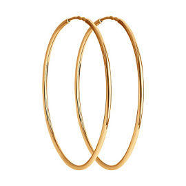 Серьги конго 51-124-01590-1 золото