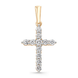 Крест декоративный 367-310 золото