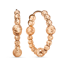 Серьги конго 2208308 золото