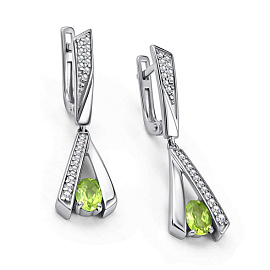 Серьги подвесные 02-4723.00ХР-00 серебро_0