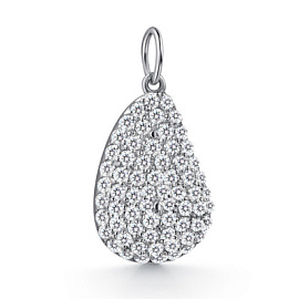 Подвеска 03-10-0939-41-00-3 серебро Капля