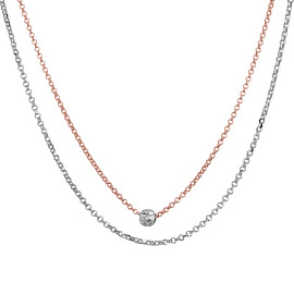 Колье SET9912 серебро