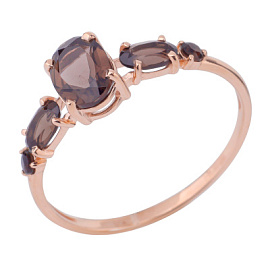 Кольцо К-0284 раух золото