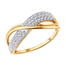 Кольцо 019825 золото