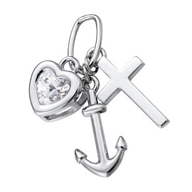 Подвеска LLP366 серебро на удачу