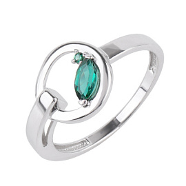 Кольцо 1-1232 тур серебро