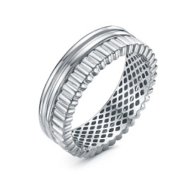 Кольцо дс2101981р серебро Бушерон