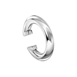 Серьги кафф В01237.1 серебро
