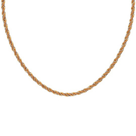 Цепь НЦ14-298-3 d0.70 золото Пустотелый