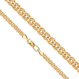 Браслет классический БПНН20512060 золото Пустотелый