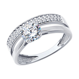 Кольцо 94-110-02138-1 серебро