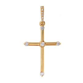 Крест декоративный 805-00164-10-00-20-00 золото