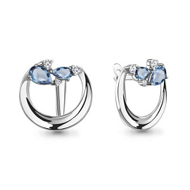 Серьги 4323605А.5 серебро