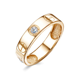 Кольцо 11805607 золото Картье винт