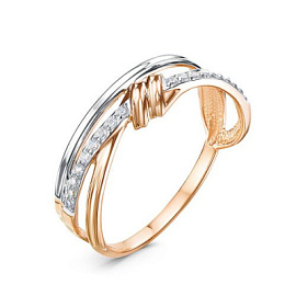 Кольцо 1105339 золото Тиффани узел