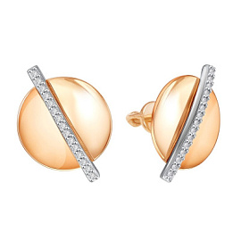 Серьги 04-52-1066-00 золото Круг