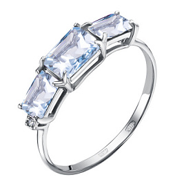 Кольцо дорожка К-2552-6201-1 серебро