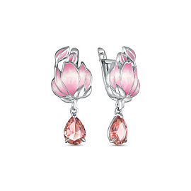 Серьги подвесные 207370-131-0059 серебро