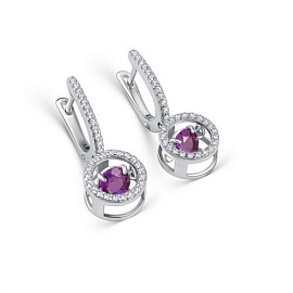 Серьги подвесные 02-4751.00АМ-00 серебро_0