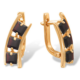 Серьги дорожка С120-592Гр золото