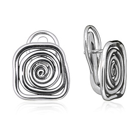 Серьги ER091559NIN-M серебро